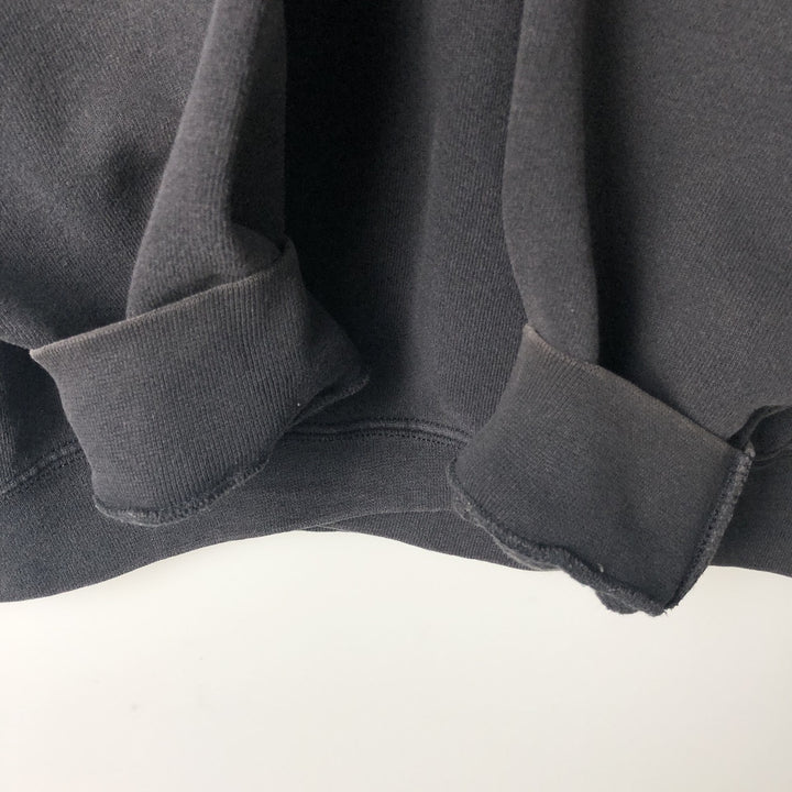90'S Nike Logo Sweatshirt, Made in USA, Men's L Size, Vintage cotton black type Vintage Second Hand
