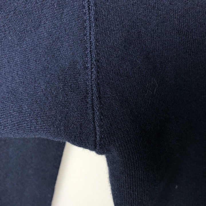 90'S Nike One Point Logo Sweatshirt Trainer Made in USA Men's L Size Vintage cotton navy blue type Vintage Second Hand