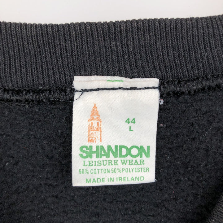 90'S Guinness Beer Advertising Sweatshirt, Men's Size L (approx.), Vintage cotton black type Vintage Second Hand