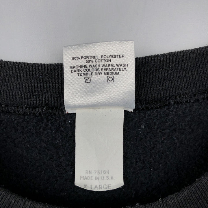 90'S Planet Hollywood Advertising Sweatshirt, Made in USA, Men's XL, Vintage cotton black type Vintage Second Hand