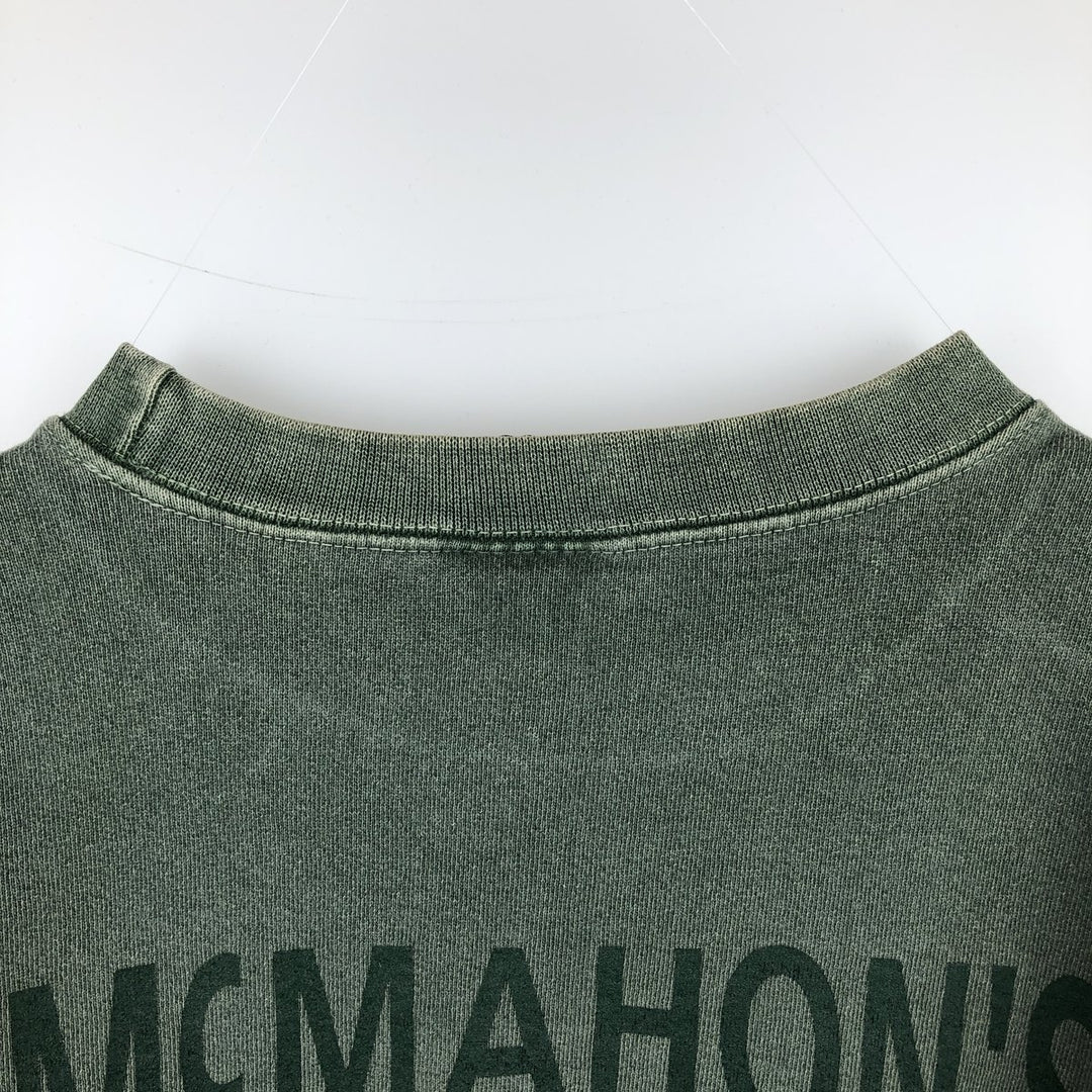 Harley-Davidson Advertising Sweatshirt, Made in USA, Men's XL cotton Khaki type sage green Vintage Second Hand