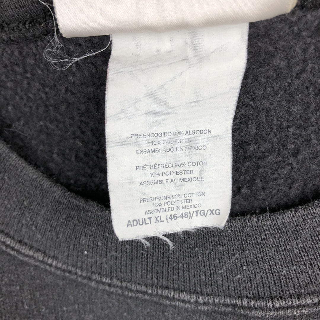 Harley-Davidson Advertising Sweatshirt, Men's XL Size cotton black type Vintage Second Hand