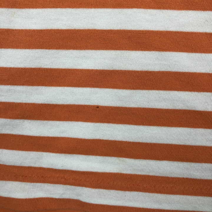 Ralph Lauren POLO by Ralph Lauren CUSTOM FIT short sleeve striped polo shirt men's size M cotton orange type Vintage Second Hand
