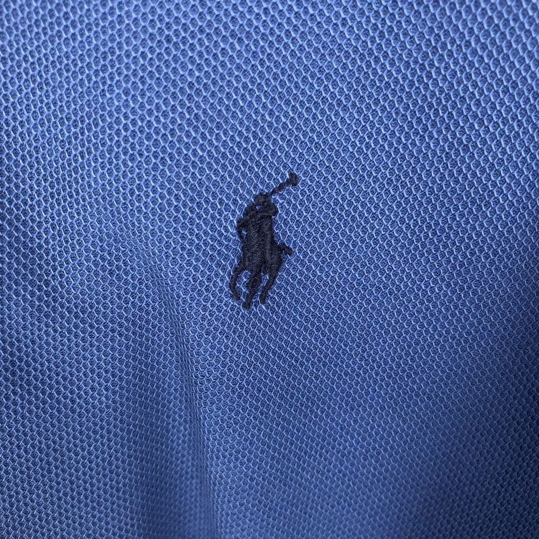 Ralph Lauren POLO GOLF Short Sleeve Polo Shirt Men's XL cotton blue type Vintage Second Hand