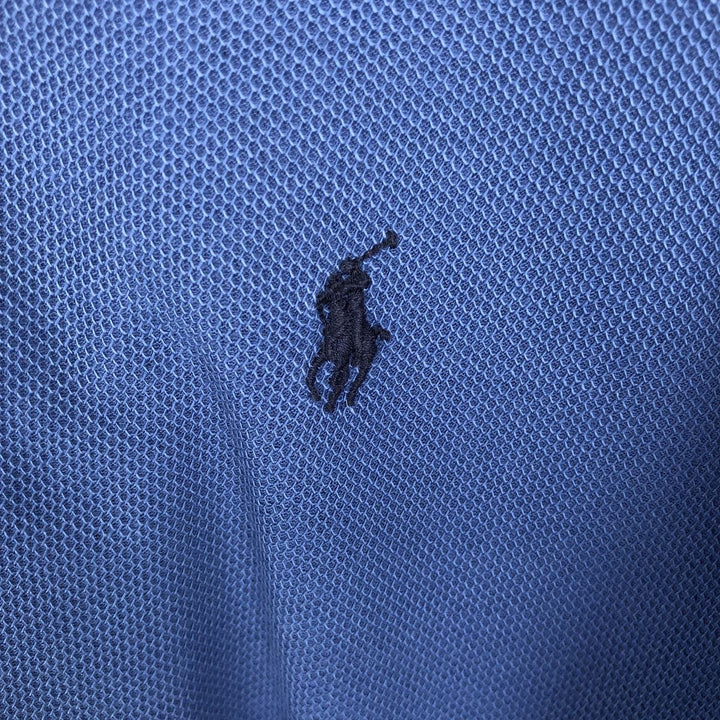 Ralph Lauren POLO GOLF Short Sleeve Polo Shirt Men's XL cotton blue type Vintage Second Hand