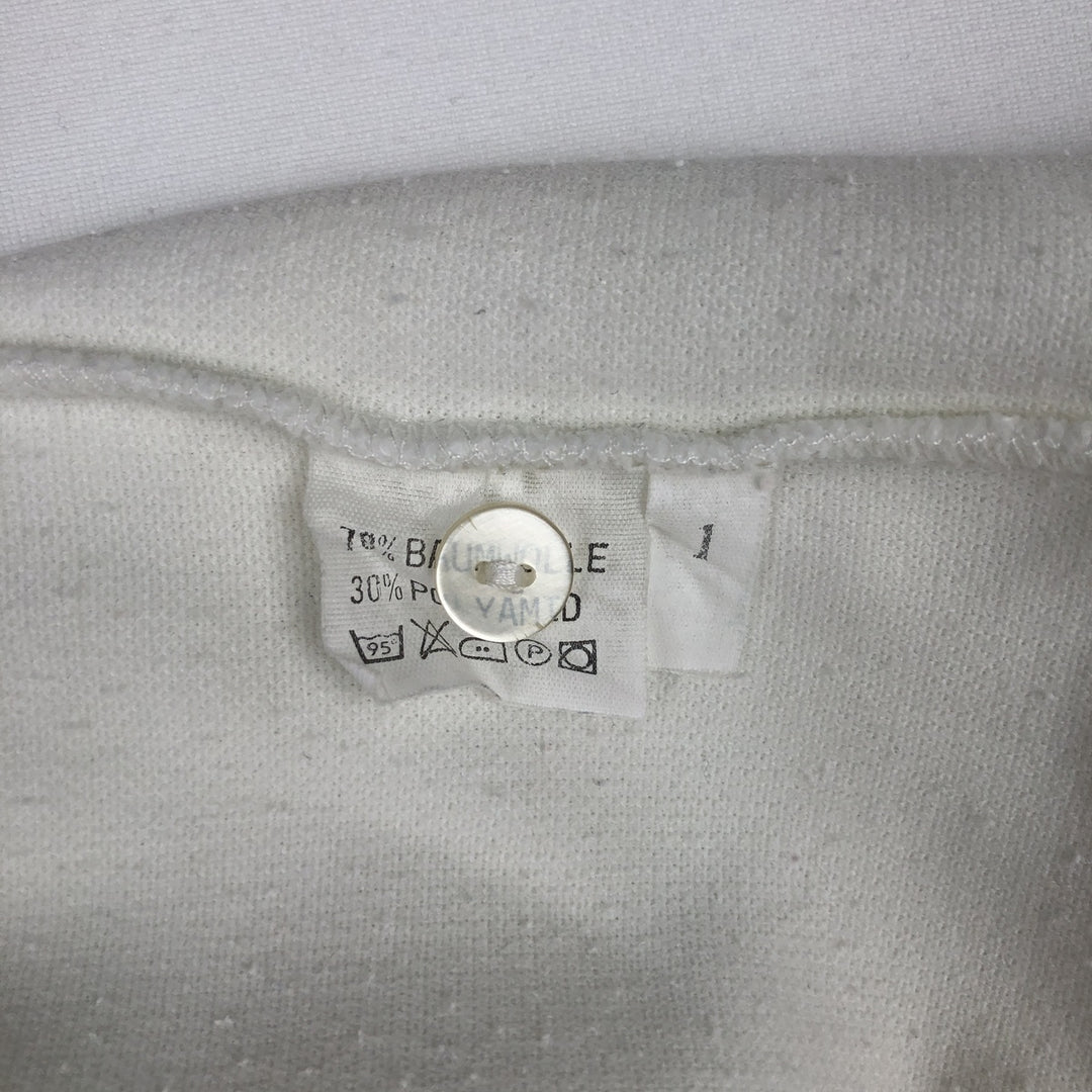 90'S Clinic Marlboro Advertising Short-Sleeve Polo Shirt, Men's Size XL (Equivalent), Vintage cotton white type Vintage Second Hand
