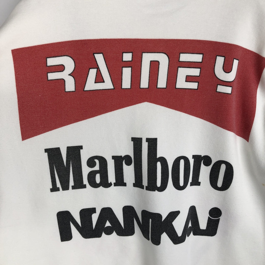 90'S Clinic Marlboro Advertising Short-Sleeve Polo Shirt, Men's Size XL (Equivalent), Vintage cotton white type Vintage Second Hand