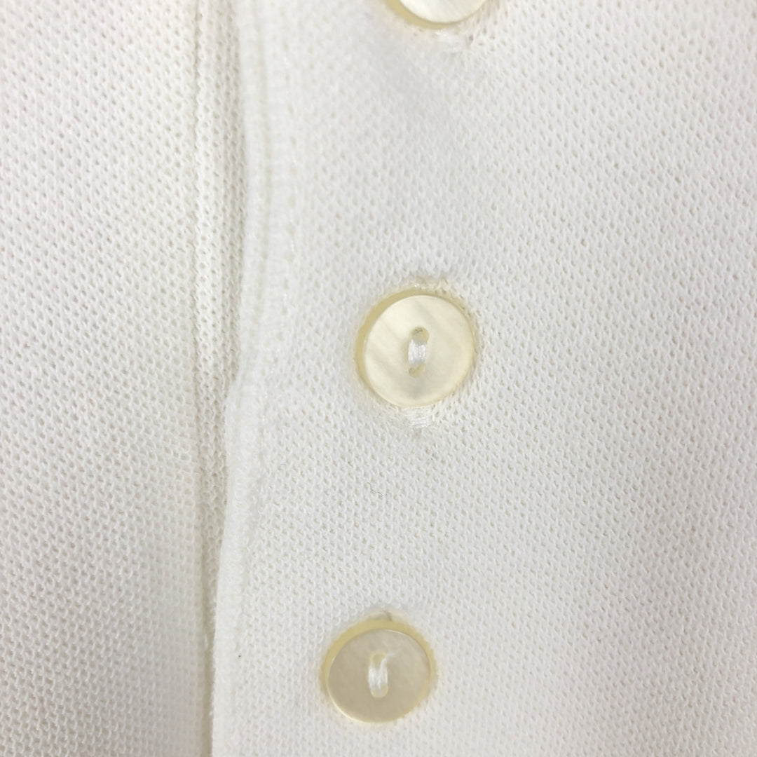 90'S Clinic Marlboro Advertising Short-Sleeve Polo Shirt, Men's Size XL (Equivalent), Vintage cotton white type Vintage Second Hand
