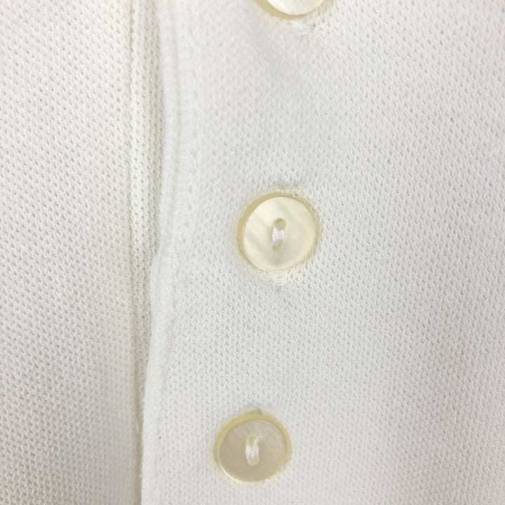 90'S Clinic Marlboro Advertising Short-Sleeve Polo Shirt, Men's Size XL (Equivalent), Vintage cotton white type Vintage Second Hand