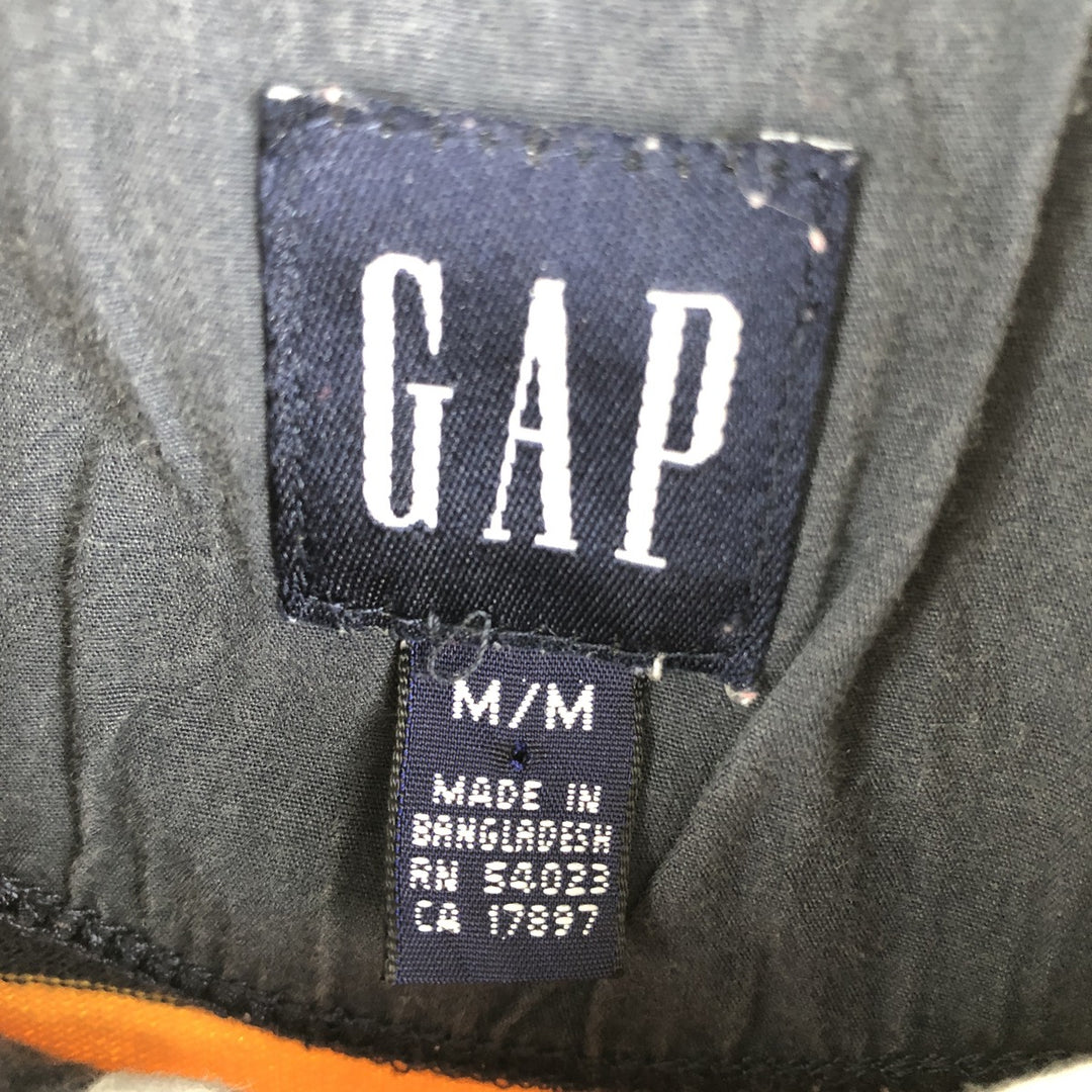 2000'S GAP Short-Sleeve Striped Polo Shirt, Men's Size M (approx.) cotton yellow type Vintage Second Hand