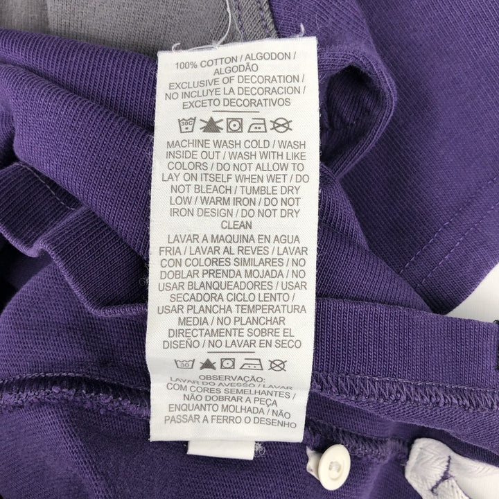 Nike College Short-Sleeve Rugby Shirt, Men's Size M (approx.) cotton purple type Vintage Second Hand