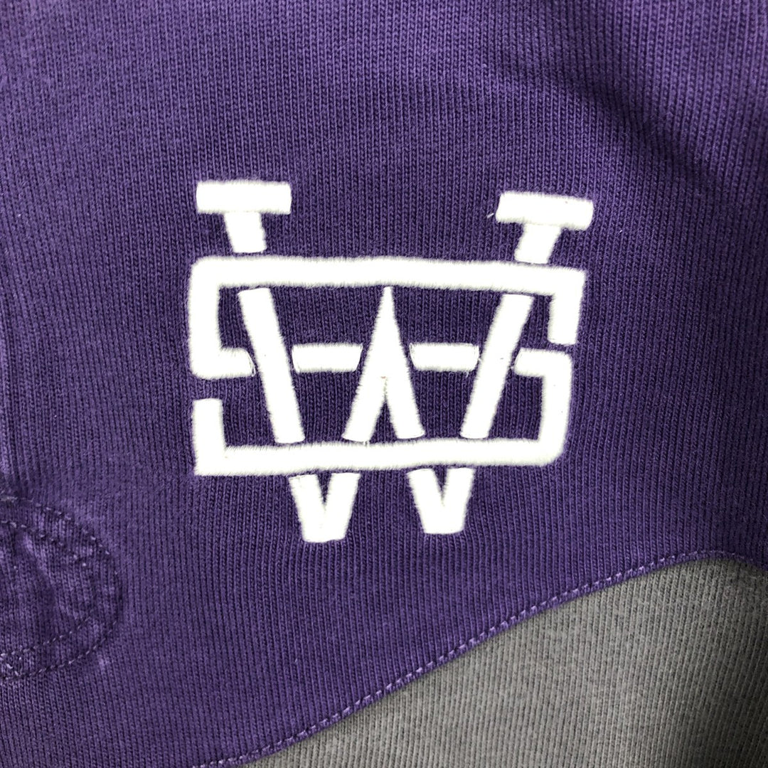 Nike College Short-Sleeve Rugby Shirt, Men's Size M (approx.) cotton purple type Vintage Second Hand