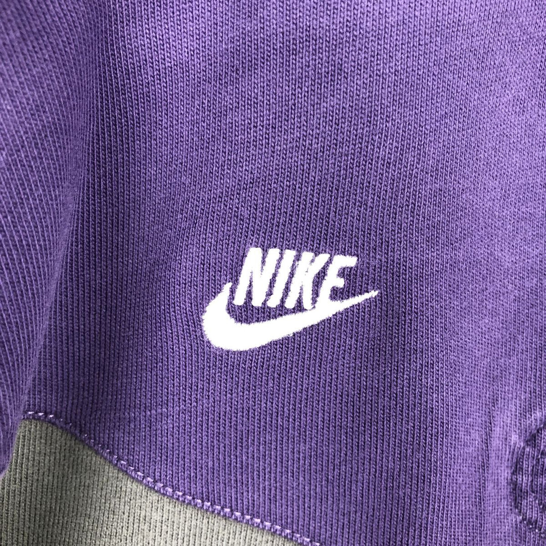 Nike College Short-Sleeve Rugby Shirt, Men's Size M (approx.) cotton purple type Vintage Second Hand