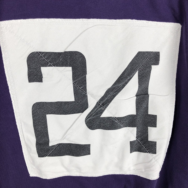 Nike College Short-Sleeve Rugby Shirt, Men's Size M (approx.) cotton purple type Vintage Second Hand