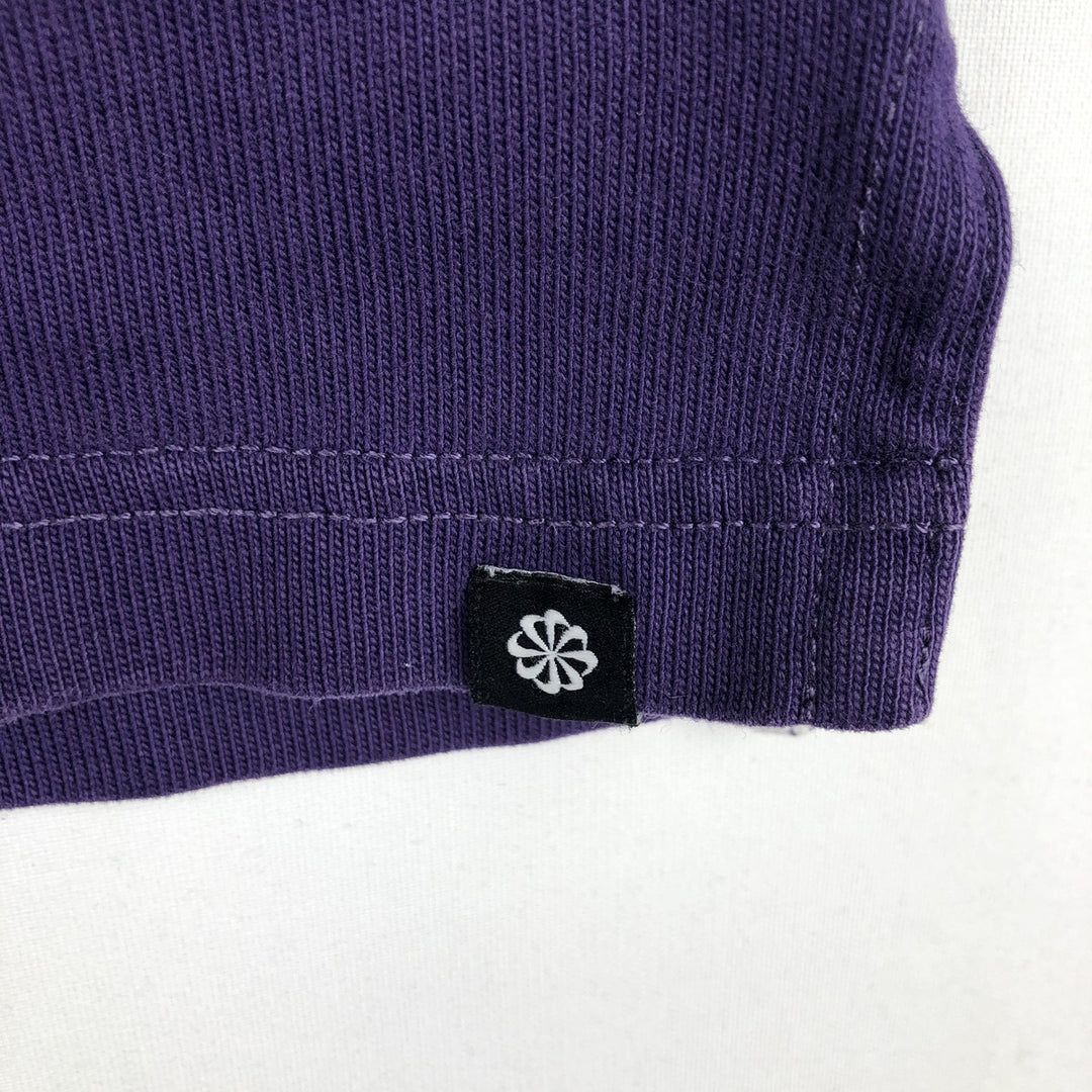 Nike College Short-Sleeve Rugby Shirt, Men's Size M (approx.) cotton purple type Vintage Second Hand
