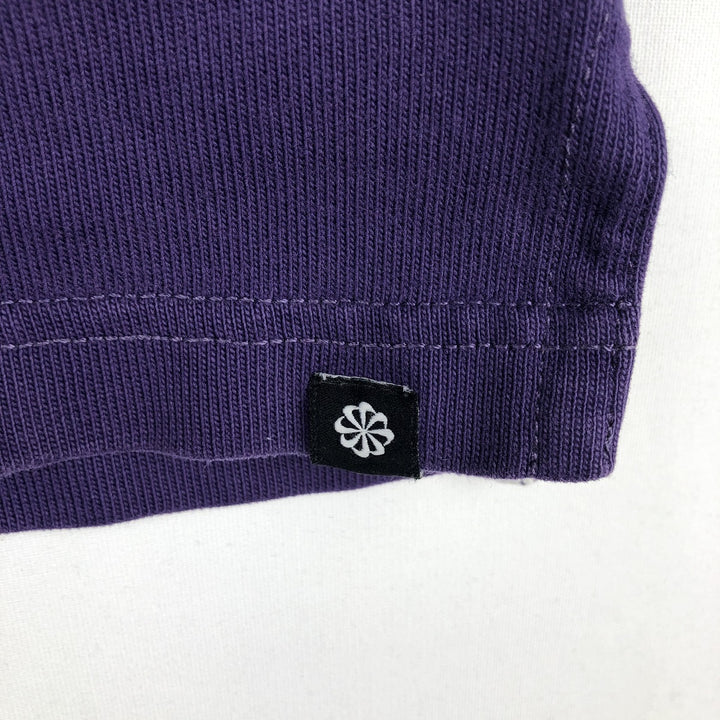 Nike College Short-Sleeve Rugby Shirt, Men's Size M (approx.) cotton purple type Vintage Second Hand