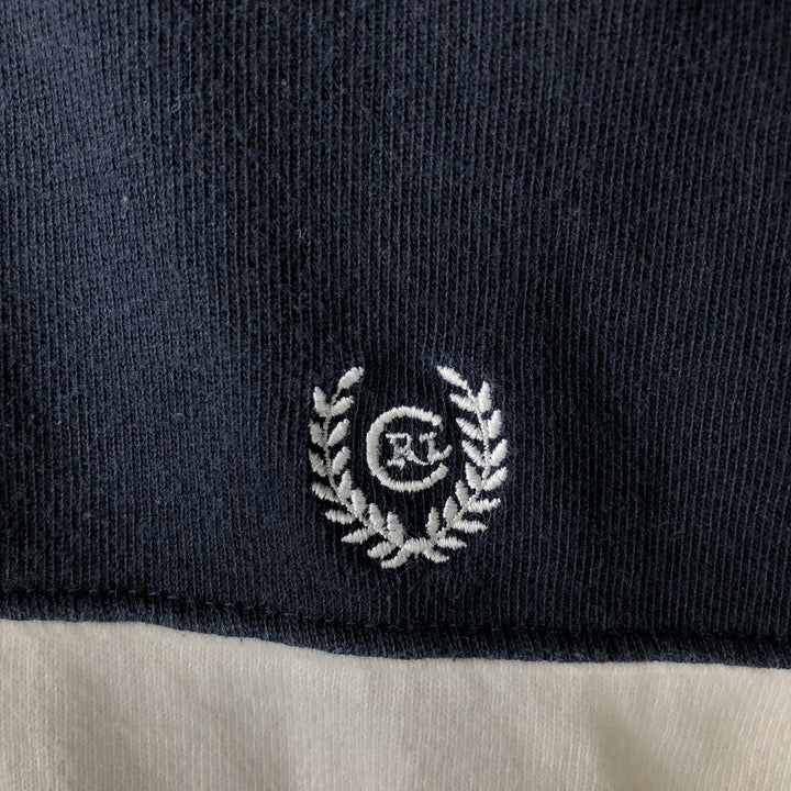 Ralph Lauren CHAPS Short-Sleeve Striped Polo Shirt, Men's Size M (approx.) cotton black type Vintage Second Hand