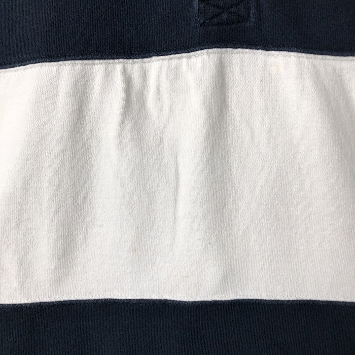 Ralph Lauren CHAPS Short-Sleeve Striped Polo Shirt, Men's Size M (approx.) cotton black type Vintage Second Hand
