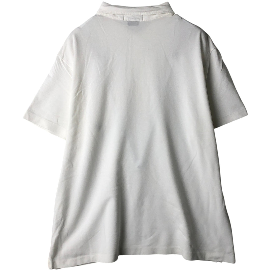 Ralph Lauren POLO by Ralph Lauren short sleeve polo shirt, men's size XXL Pima Cotton white type Vintage Second Hand