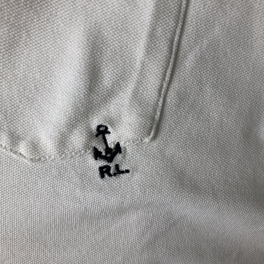 Ralph Lauren POLO by Ralph Lauren short sleeve polo shirt, men's size XXL Pima Cotton white type Vintage Second Hand