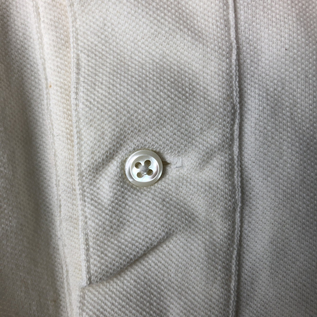 Ralph Lauren POLO by Ralph Lauren short sleeve polo shirt, men's size M cotton white type Vintage Second Hand