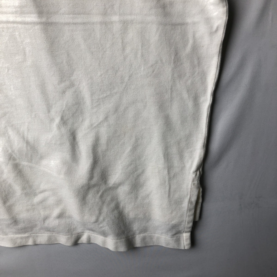 Ralph Lauren POLO by Ralph Lauren short sleeve polo shirt, men's size M cotton white type Vintage Second Hand