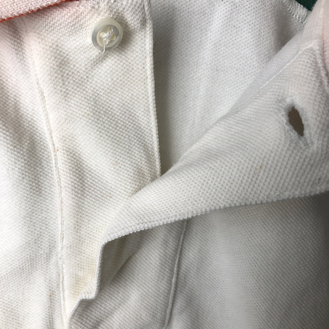 Ralph Lauren POLO by Ralph Lauren short sleeve polo shirt, men's size M cotton white type Vintage Second Hand