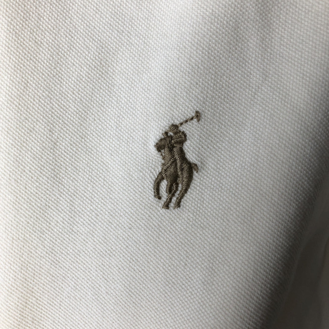Ralph Lauren POLO by Ralph Lauren short sleeve polo shirt, men's size L cotton Beige type Vintage Second Hand