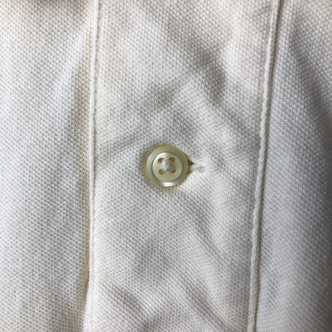 Ralph Lauren POLO by Ralph Lauren short sleeve polo shirt, men's size L cotton Beige type Vintage Second Hand