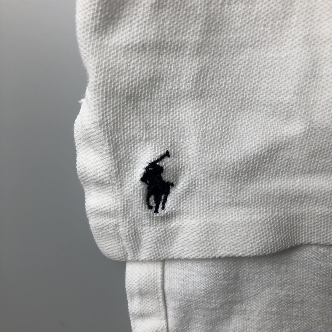 ~90'S Ralph Lauren POLO by Ralph Lauren Short-Sleeve Polo Shirt, Made in USA, Men's Size M (Equivalent), Vintage cotton white type Vintage Second Hand
