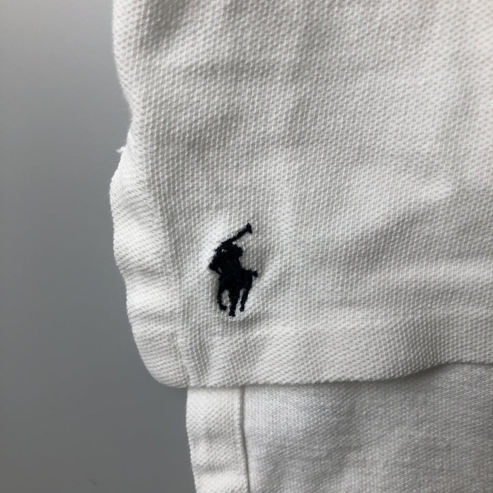 ~90'S Ralph Lauren POLO by Ralph Lauren Short-Sleeve Polo Shirt, Made in USA, Men's Size M (Equivalent), Vintage cotton white type Vintage Second Hand