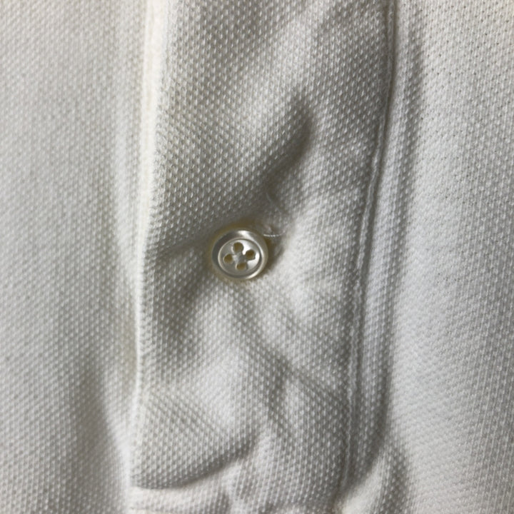 ~90'S Ralph Lauren POLO by Ralph Lauren Short-Sleeve Polo Shirt, Made in USA, Men's Size M (Equivalent), Vintage cotton white type Vintage Second Hand