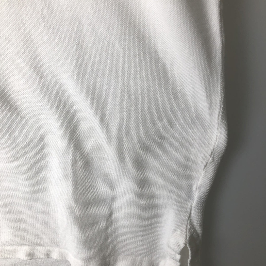 ~90'S Ralph Lauren POLO by Ralph Lauren Short-Sleeve Polo Shirt, Made in USA, Men's Size M (Equivalent), Vintage cotton white type Vintage Second Hand
