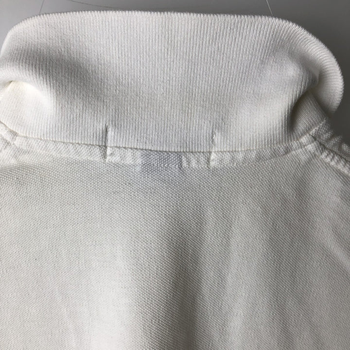 ~90'S Ralph Lauren POLO by Ralph Lauren Short-Sleeve Polo Shirt, Made in USA, Men's Size M (Equivalent), Vintage cotton white type Vintage Second Hand