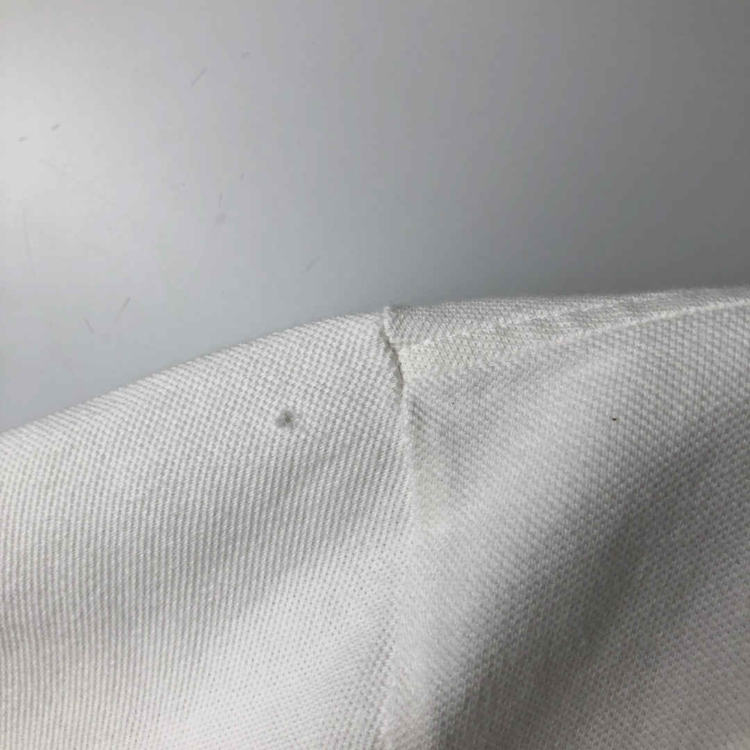 Ralph Lauren POLO by Ralph Lauren CUSTOM FIT short sleeve polo shirt, men's size L cotton white type Vintage Second Hand