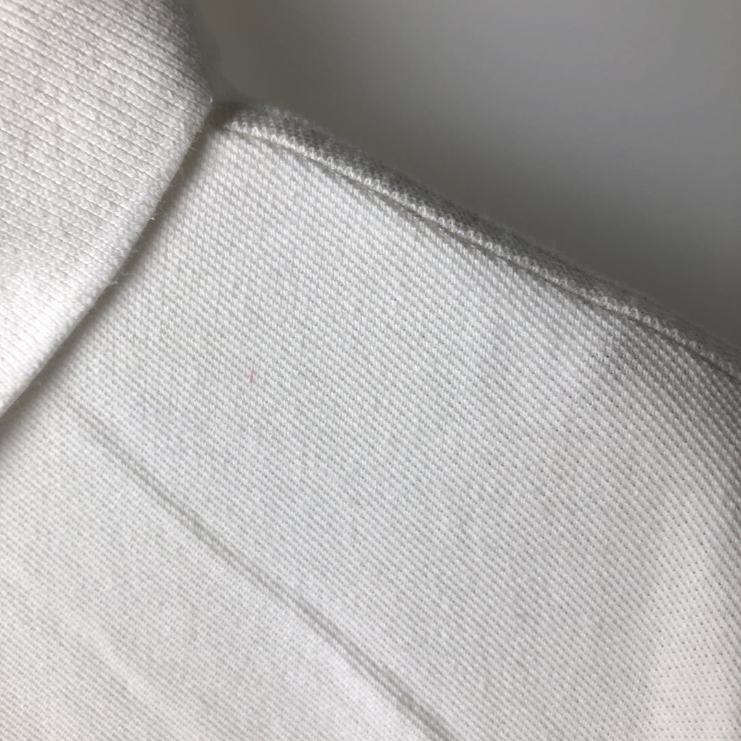 Ralph Lauren POLO by Ralph Lauren CUSTOM FIT short sleeve polo shirt, men's size L cotton white type Vintage Second Hand