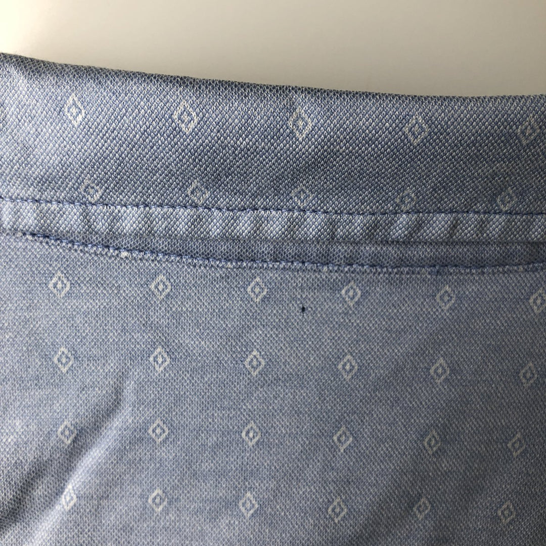 Ralph Lauren POLO GOLF Polo Golf short sleeve polo shirt for men size L Pima Cotton Blue type light blue Vintage Second Hand