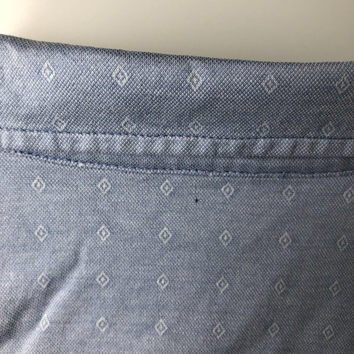 Ralph Lauren POLO GOLF Polo Golf short sleeve polo shirt for men size L Pima Cotton Blue type light blue Vintage Second Hand