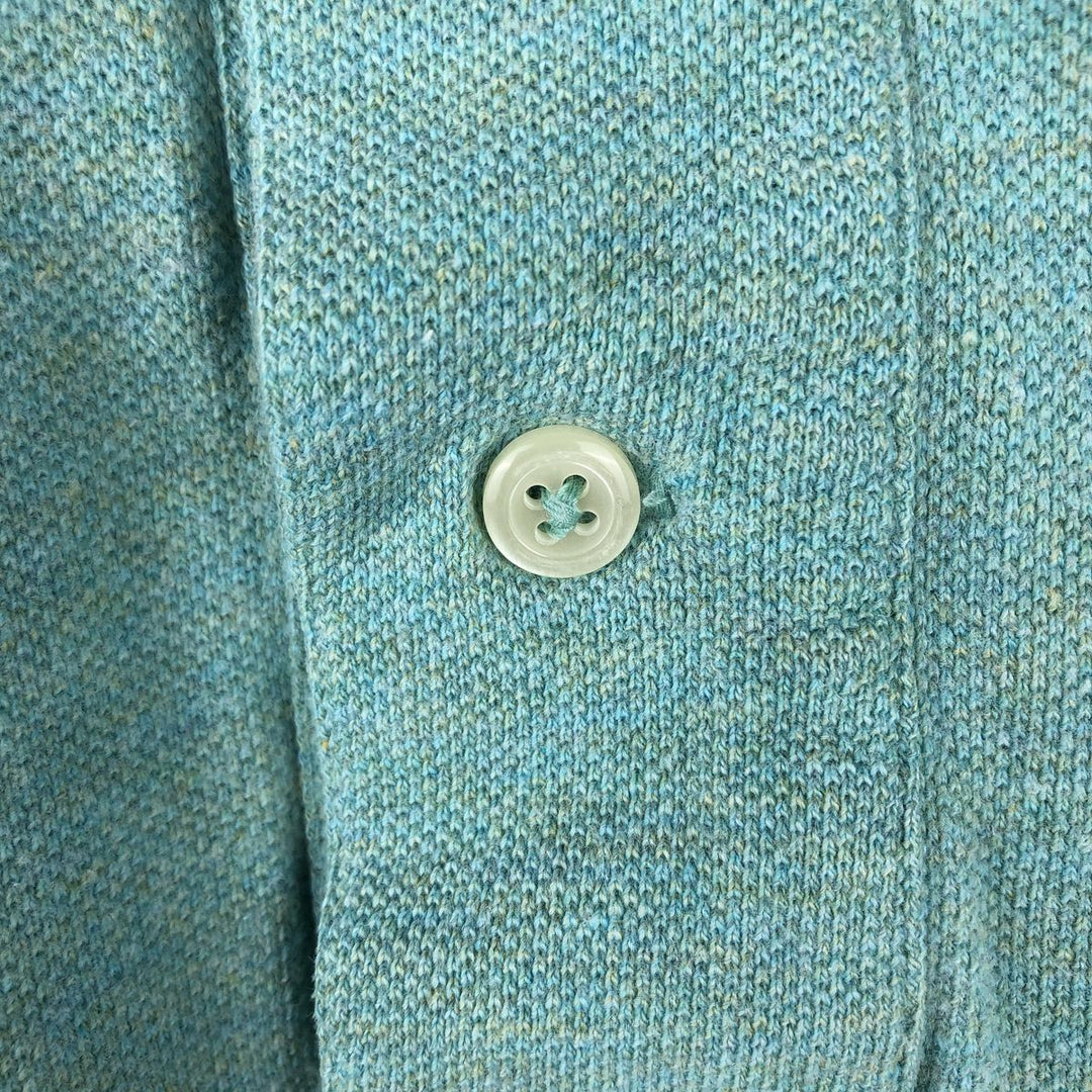 Ralph Lauren POLO by Ralph Lauren short sleeve polo shirt, men's XL size cotton Emerald green Vintage Second Hand