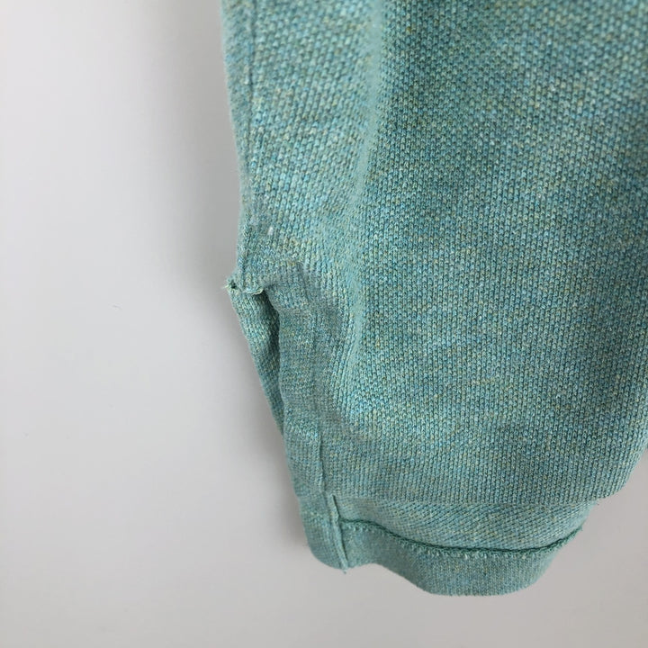 Ralph Lauren POLO by Ralph Lauren short sleeve polo shirt, men's XL size cotton Emerald green Vintage Second Hand