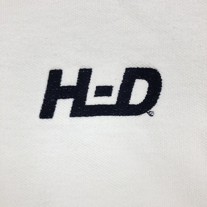 Harley-Davidson short-sleeved polo shirt, men's equivalent to XL cotton white type Vintage Second Hand