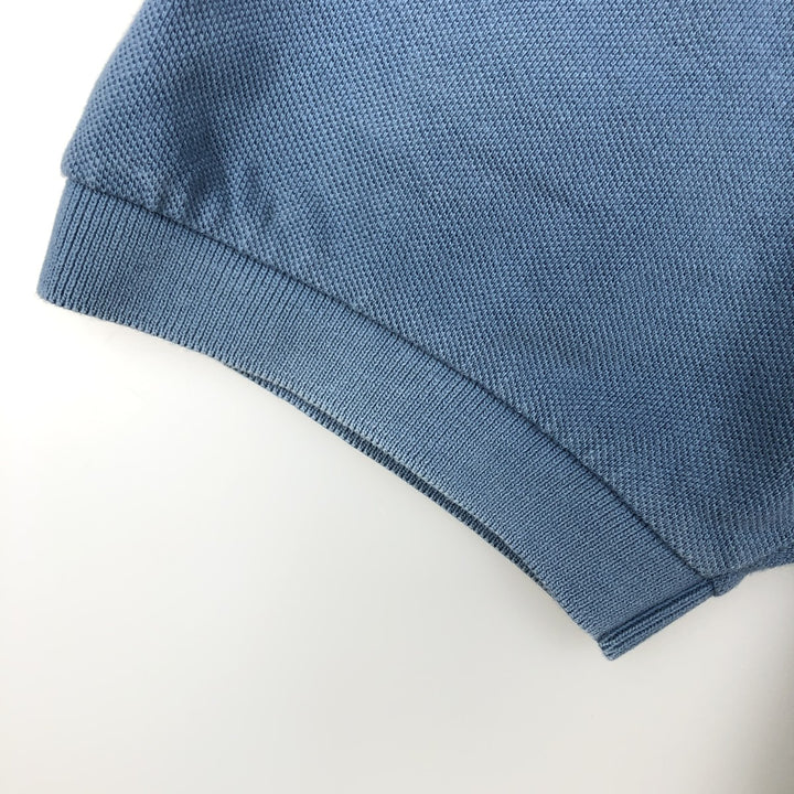 Ralph Lauren POLO by Ralph Lauren short sleeve polo shirt, men's XL size cotton blue type Vintage Second Hand