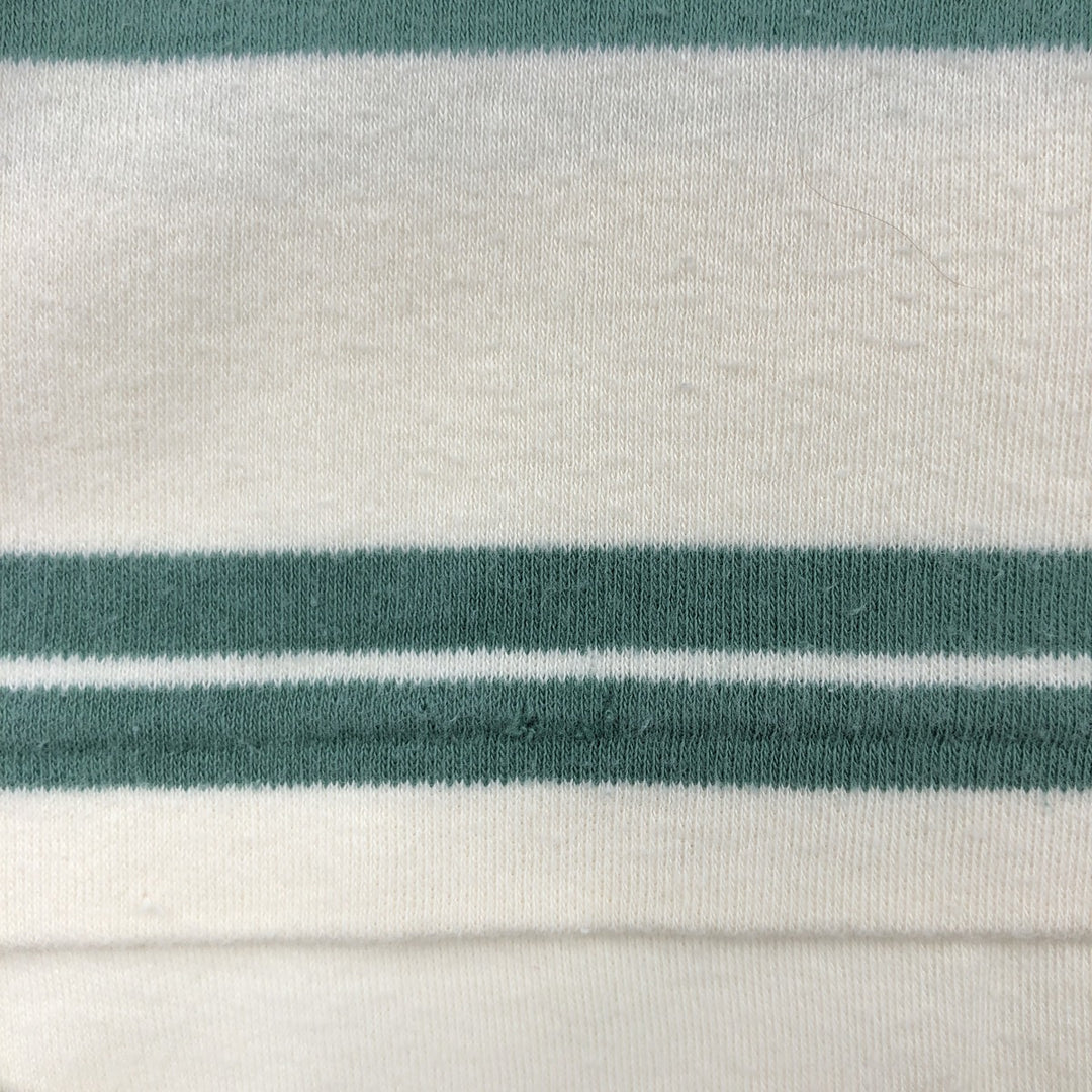 Ralph Lauren POLO by Ralph Lauren Multi-border short sleeve striped polo shirt Men's M size cotton green type Vintage Second Hand