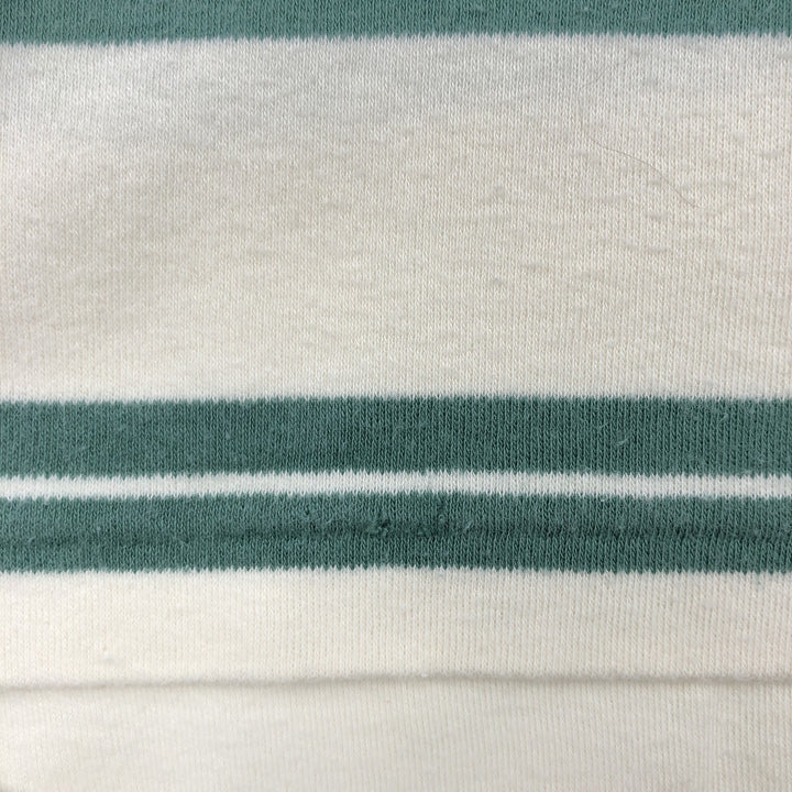 Ralph Lauren POLO by Ralph Lauren Multi-border short sleeve striped polo shirt Men's M size cotton green type Vintage Second Hand