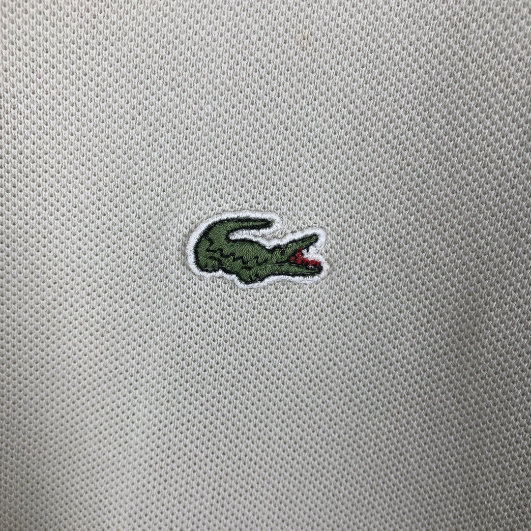 Lacoste Skipper Short-Sleeve Polo Shirt, Size 6 (Men's XL equivalent) cotton gray type Vintage Second Hand