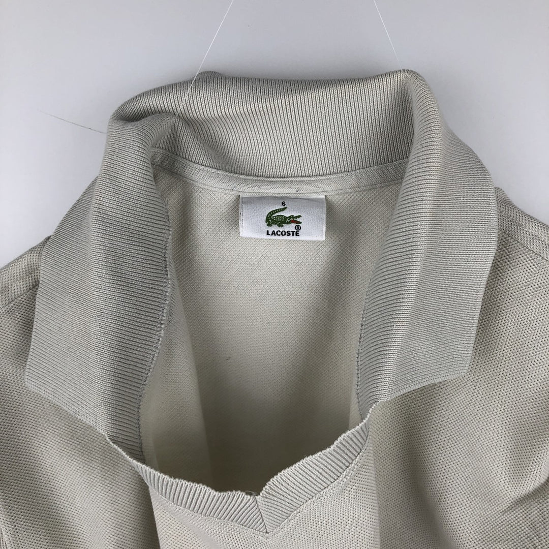 Lacoste Skipper Short-Sleeve Polo Shirt, Size 6 (Men's XL equivalent) cotton gray type Vintage Second Hand