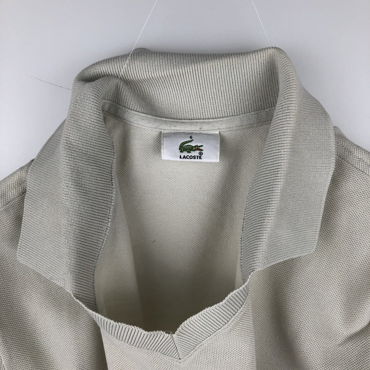 Lacoste Skipper Short-Sleeve Polo Shirt, Size 6 (Men's XL equivalent) cotton gray type Vintage Second Hand