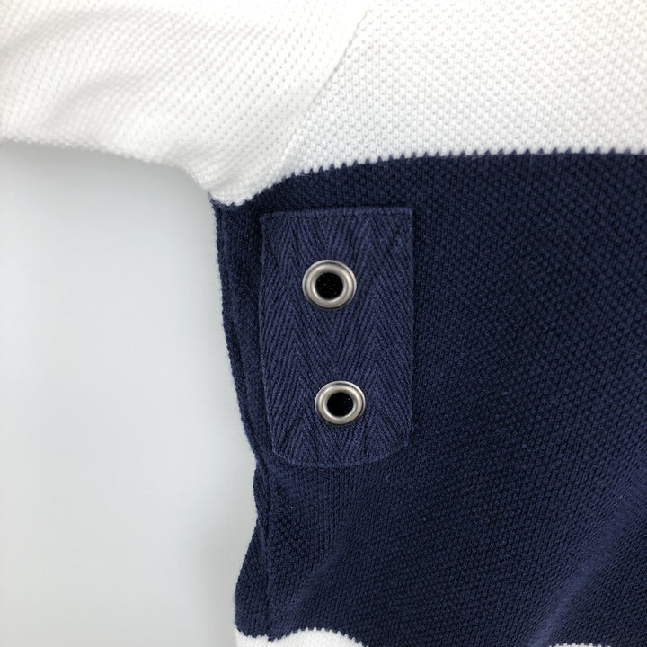Ralph Lauren POLO by Ralph Lauren short sleeve striped polo shirt, men's size M cotton white type Vintage Second Hand