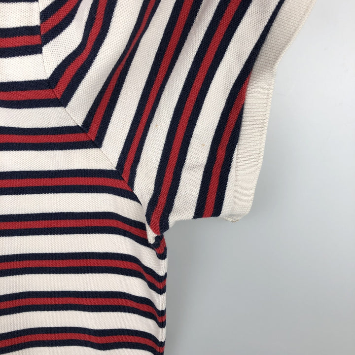 Ralph Lauren POLO by Ralph Lauren CUSTOM FIT Multi-stripe Short-Sleeve Polo Shirt, Men's XXL equivalent. cotton white type Vintage Second Hand