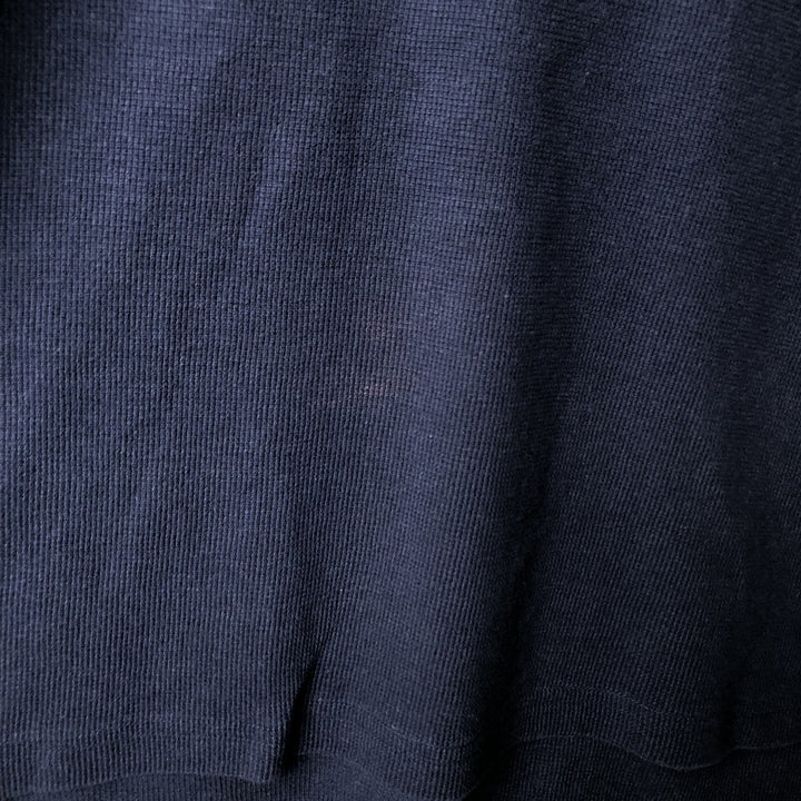 Ralph Lauren POLO SPORT short sleeve polo shirt, men's size M cotton navy blue type Vintage Second Hand